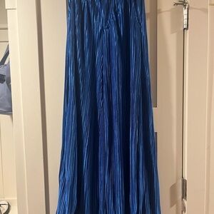 PrettyLittleThing Vibrant Blue Wide Leg Pants
